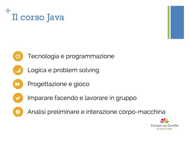 JAVA PER PROGRAMMARE SCARICARE